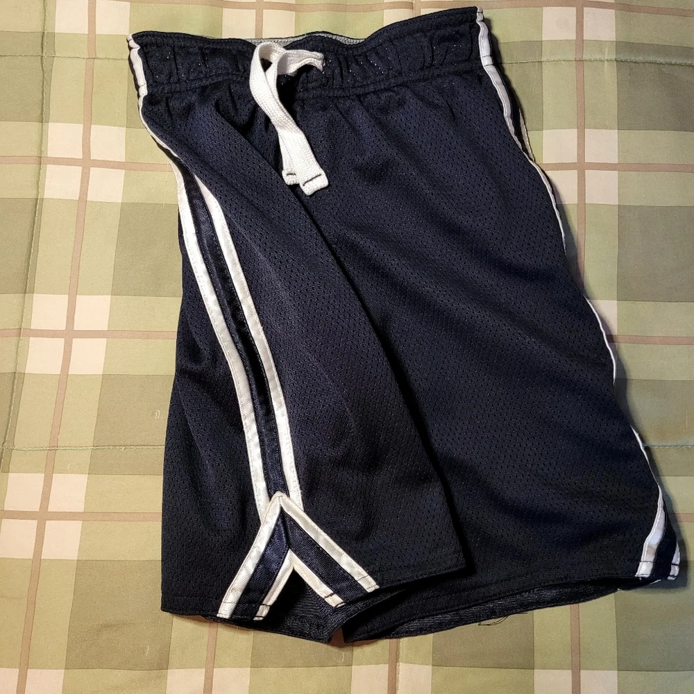 Black with White stripe Carter's Jersey shorts